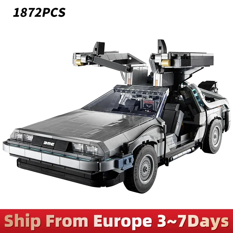 1872pcs Time Machine Model Car Building Blocks Kit Toys For Boy Adult Birthday Gifts Compatible 10300