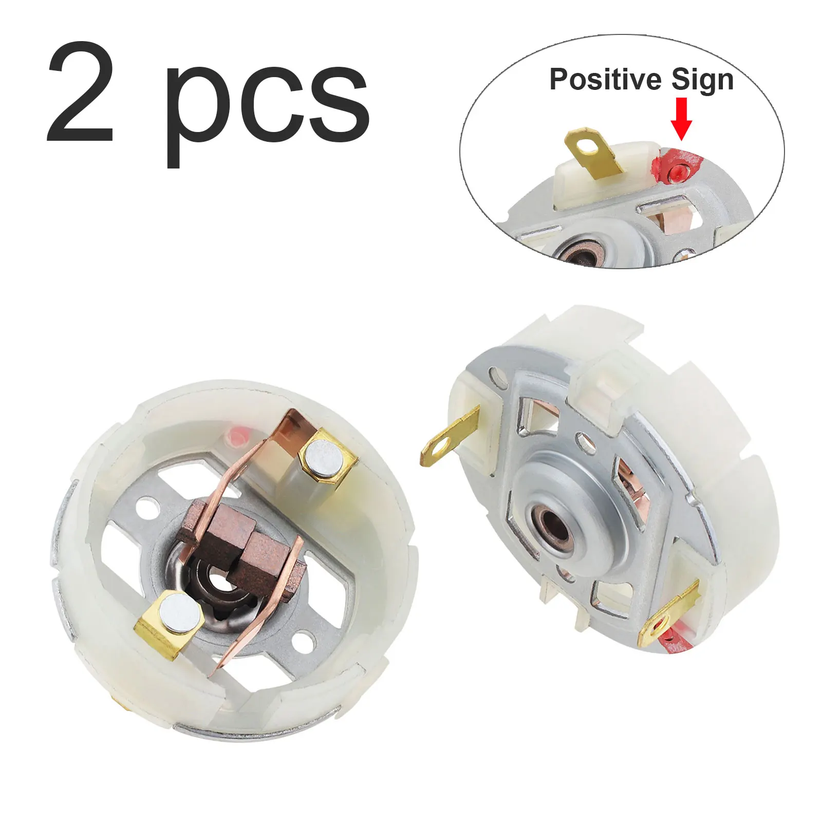 Porta spazzole in carbone per motore trapano elettrico RS550 da 2 pezzi con sostituzione spazzola in rame per accessori motore RS550 RS555 RS545