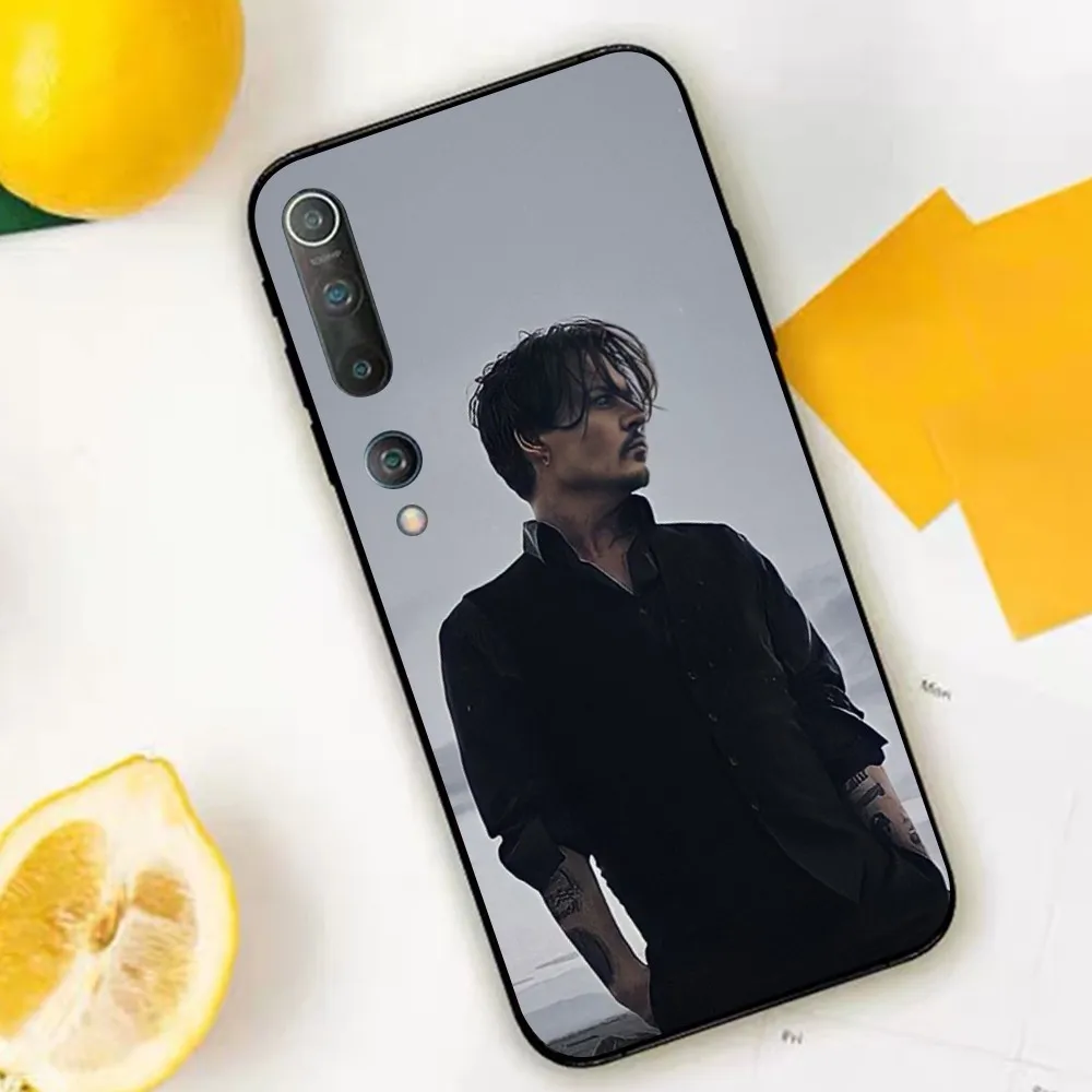 J-Johnny Depp Phone Case For Xiaomi Mi 5X 8 9 10 11 12 Lite Pro 10T PocoX3pro PocoM3 Note 10 Pro Lite