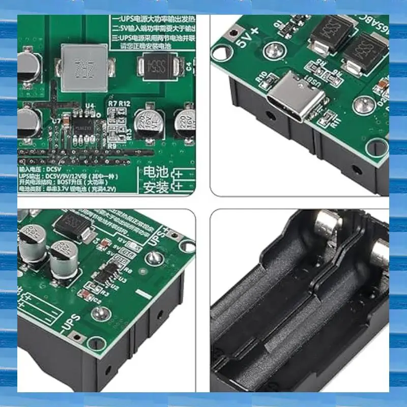 

3Pcs 15W 3A Battery Boost Charging Module High Power UPS 18650 Lithium Battery Boost Charging Module 12V