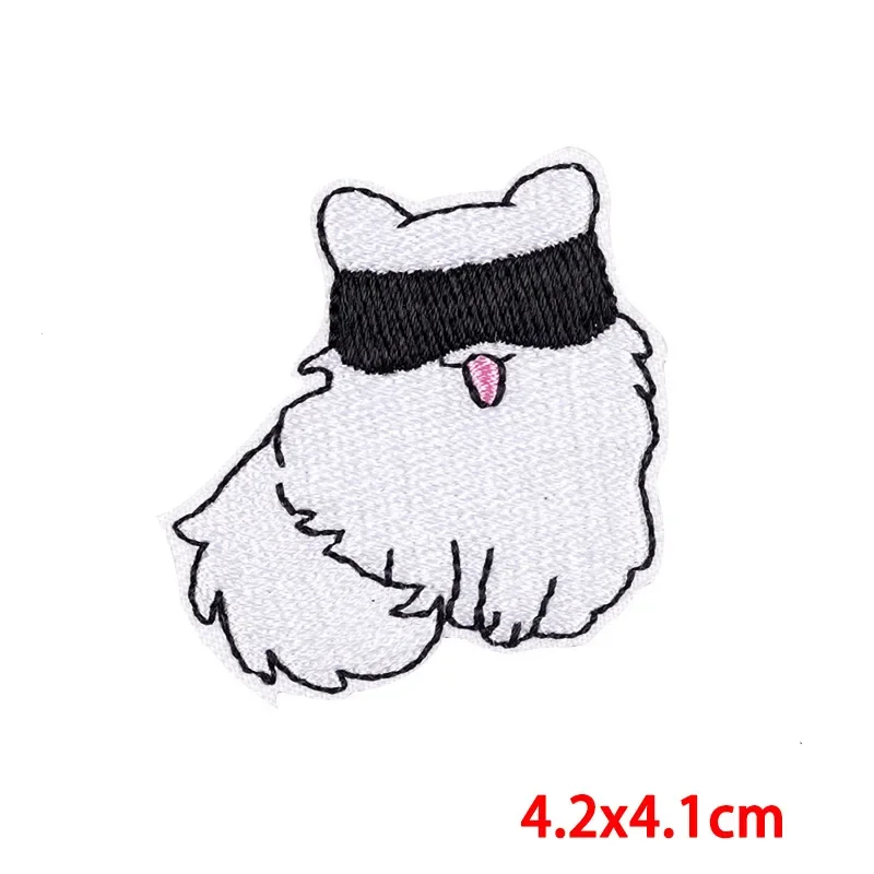 Iron On Patches for Clothes Scarecrow Clothing Stickers Fabric Sewing Embroidered Patch Thermal Adhesive Applique Fusible Badges