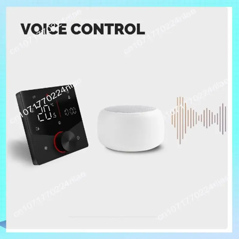 A17Z Wifi Smart Heating Knob Thermostat LCD Display Touch Screen Temperature Controller ( Water Gas Boiler White) Easy Install