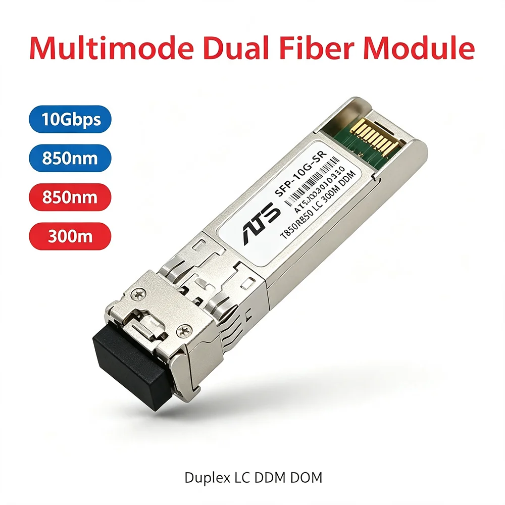 Módulo Transceptor de Cobre 10GBASE-T SFP+ para RJ45 DDM 30m Compatível com Switches Cisco, MikroTik, Ubiquiti e TP-Link