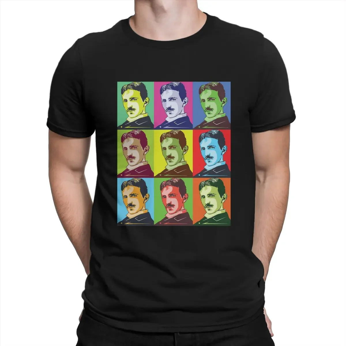 men clothingcustom t shirt harajuku  clothes  Nikola Tesla  nicola tesla Classic Distinctive Shirt Original Sweatshirts Hipster