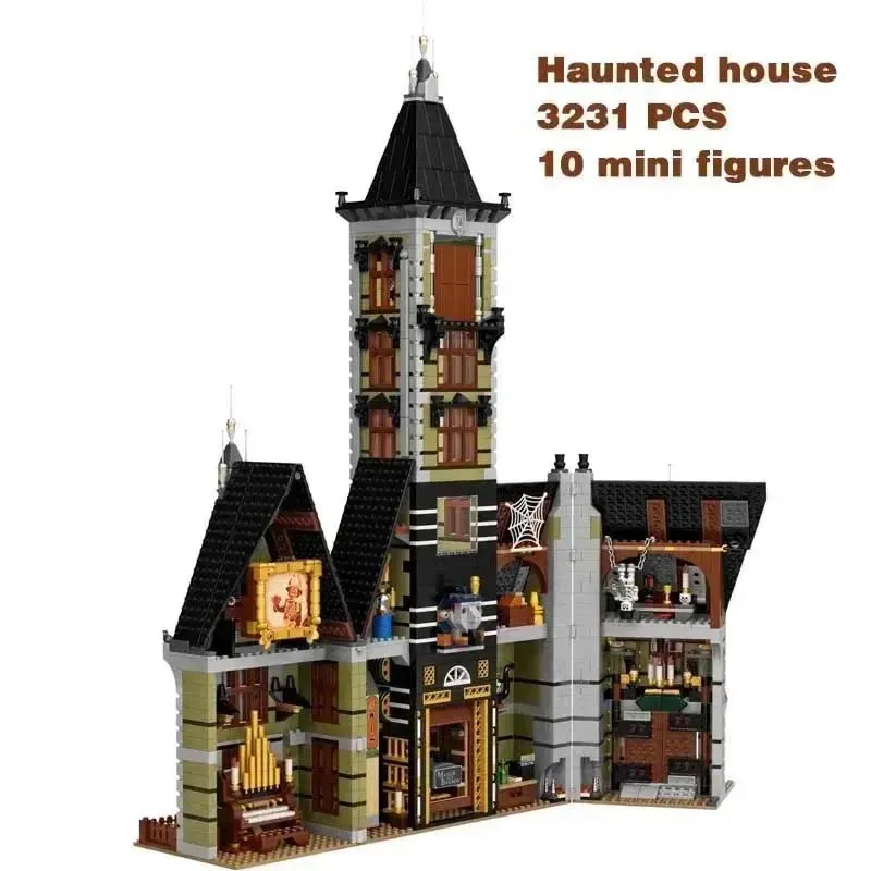 3231PCS Haunted House Drop Jumping Machine Compatible Building Blocks Bricks DIY Toy Birthday  Gift 10273 81889