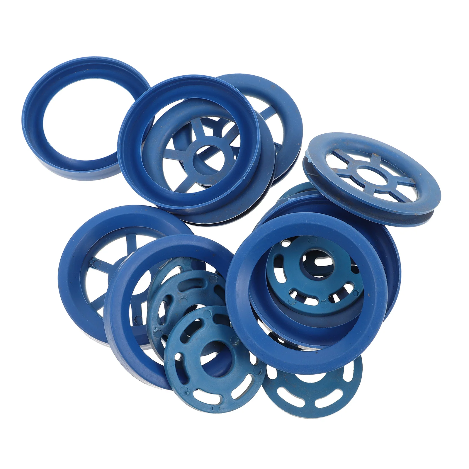 6 مجموعات من حلقات شبكة صيد السمك على الطراز الأمريكي، ملحقات فاصل شبكي قابلة لإعادة الاستخدام، بديلة من البلاستيك لأدوات معدات الصيد #1