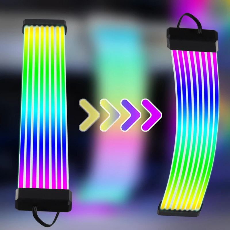 RGB LED Strip ARGB Sync Board For Computer Power Supply GPU Graphics Card Cable Case Neon Line Graphics Card