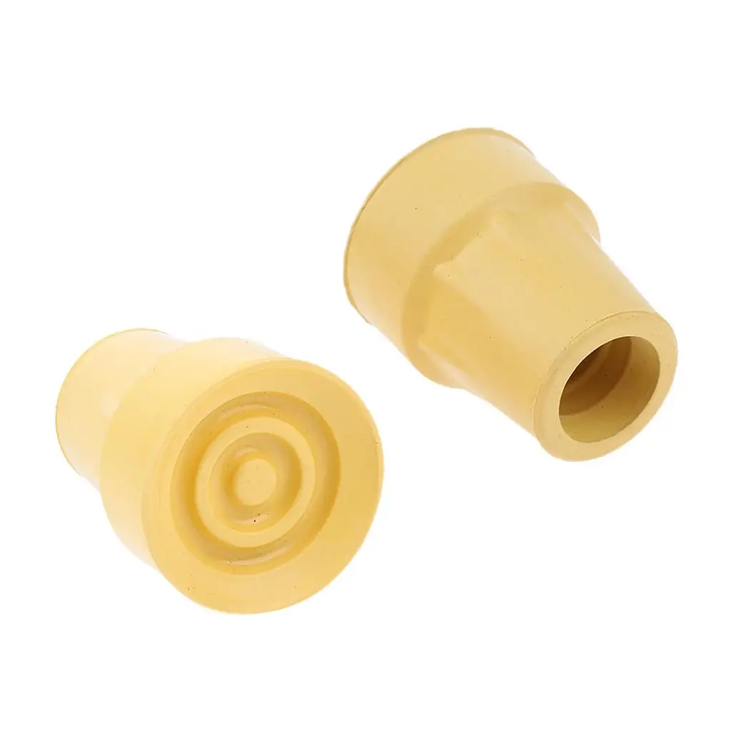 Walking Stick Crutch Ferrules Rubber End Cap Heavy Duty Non Slip Tip Foot Accessory for Cane Orthopedic Walking Aid