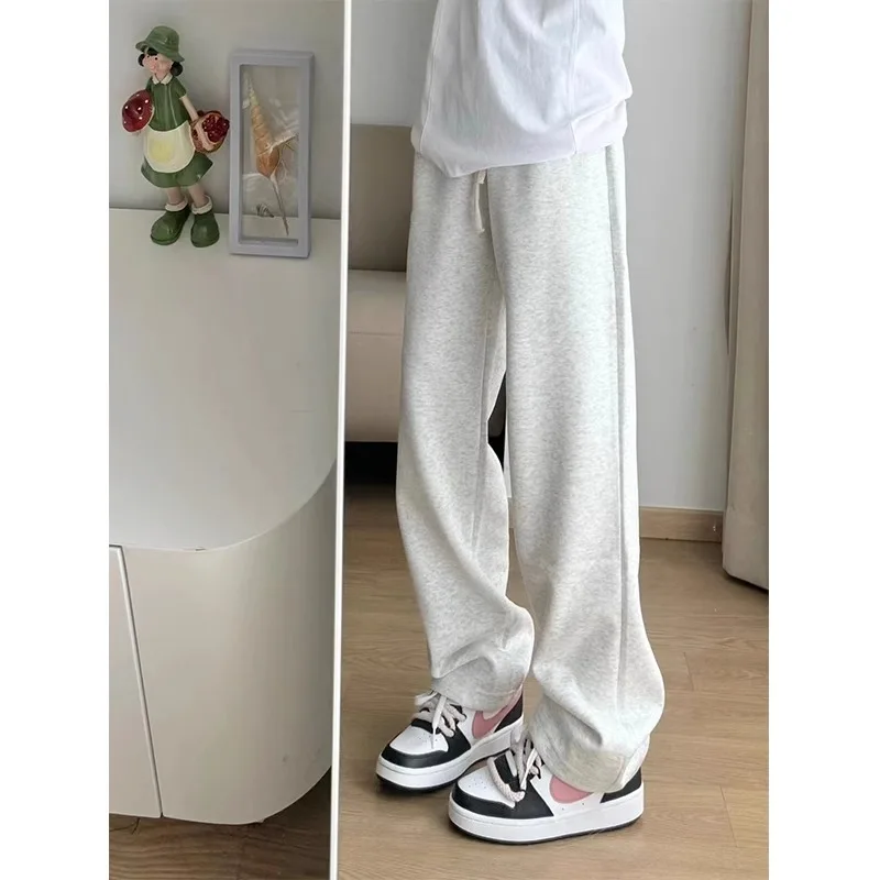 グレーブレード スポーツパンツ メンズ カジュアル ストレートレッグ ロングパンツ 春秋 アメリカンスタイル ヘビーウェイト コットン ポリエステル混紡