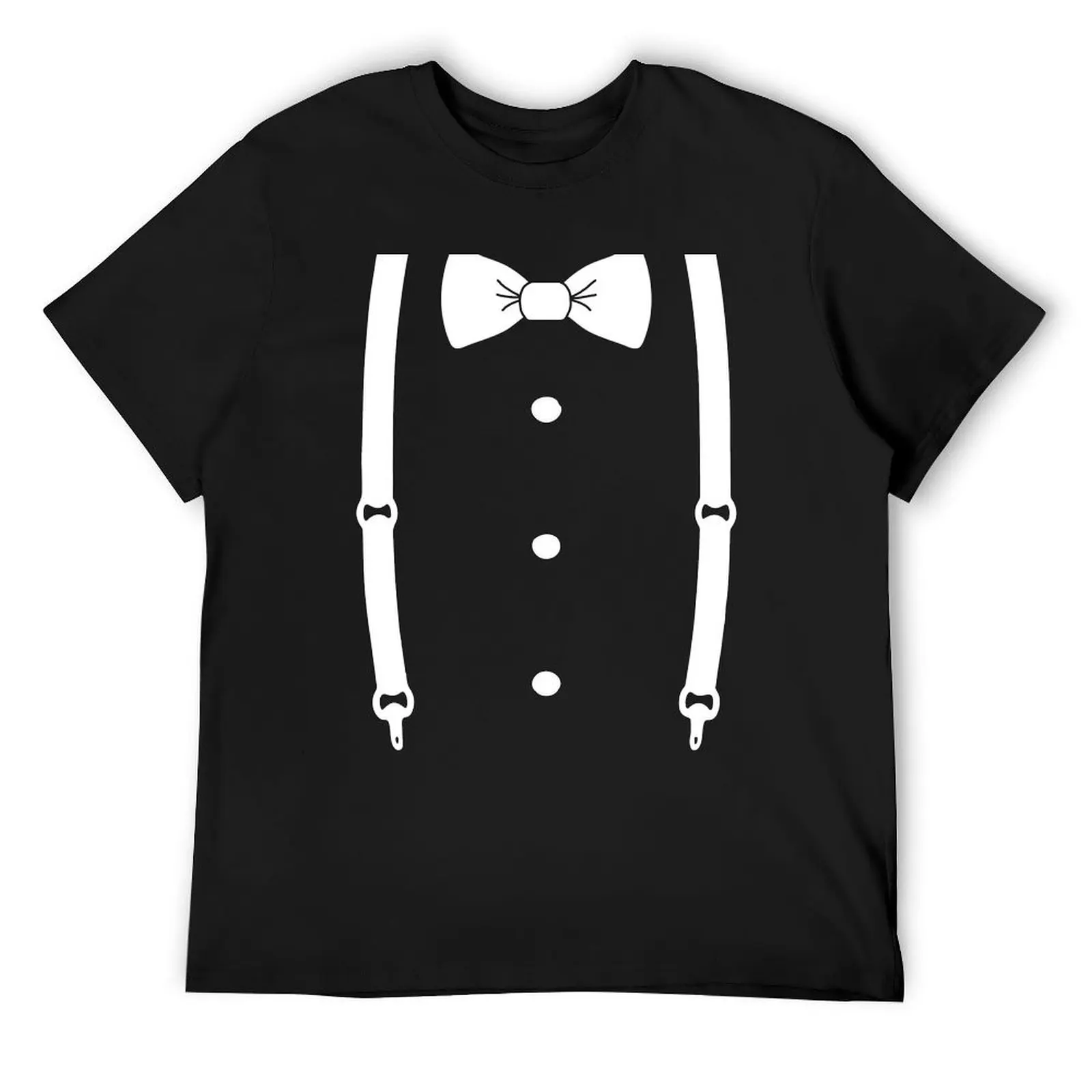 Bow Tie & Slacks (White tie) T-Shirt tees blanks kawaii clothes custom shirt men t shirts high quality