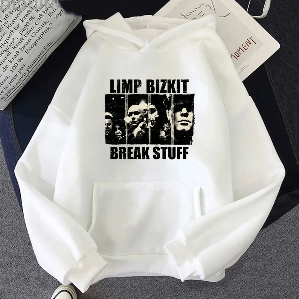 Limp Bizkit Graphic Printing Hoodies Autumn Women Round Neck Long Sleeve Streetwear Pullover Tops Unisex Harajuku Sweatshirt