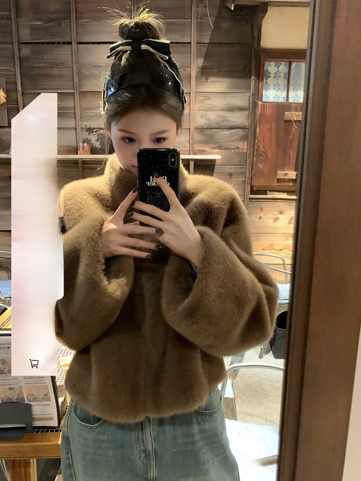 

Экологичная норковая свободная женская шуба, зимняя модная милая молодежная повседневная одежда, удобная посадка, китайский бренд