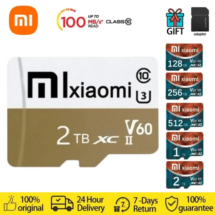 Xiaomi 2TB Pro Plus karta pamięci U1 A1 V10 EVO PLUS Micro TF karta SD 512GB 256GB 128GB U3 V30 A2 szybka karta UHS-I Class10 TF