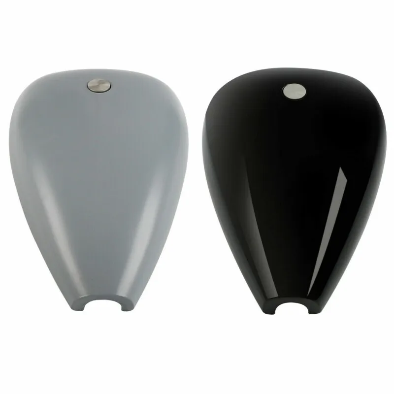 Motorcycle Stretched 4.7 Gallon Gas Fuel Tank For Harley Custom Chopper Baggers Boober Unpainted Painted Black