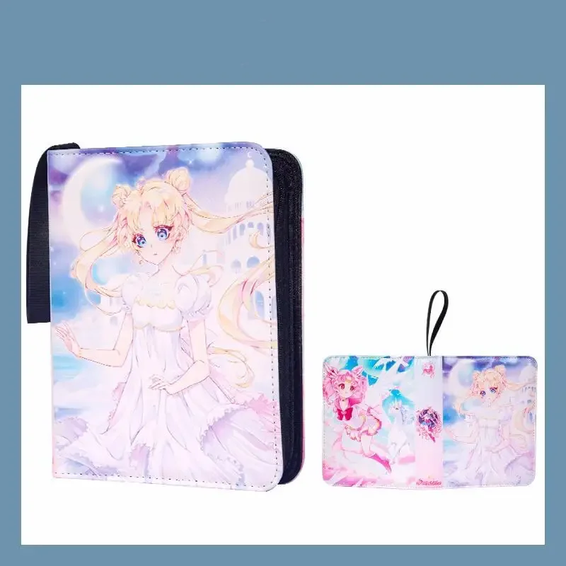 Sailor Moon Tsukino Usagi Sailor Saturn Self Made Anime Game Character Classic Series Collection Zipper Loose Leaf Card Book Toy