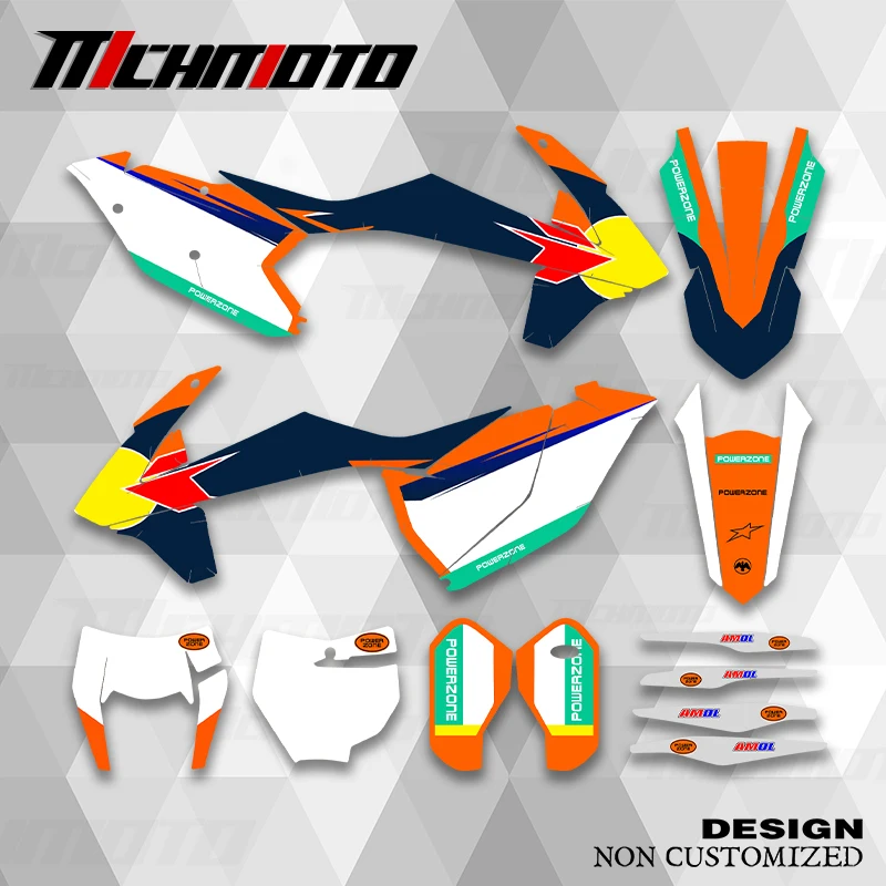 

MCHMFG For KTM 2016 2017 2018 SXF 2017 2018 2019 EXC New Style Graphics Decals Stickers Kits