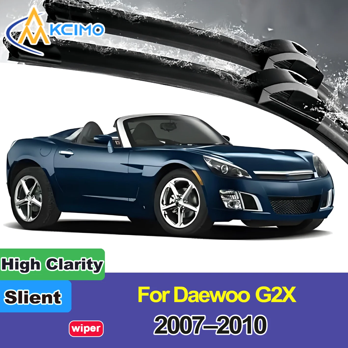 

2PCS New Front Windshield Wiper Blade for Daewoo G2X 2007-2010 Opel GT/Saturn Sky Front Windshield Accessories 2010 2009 2008