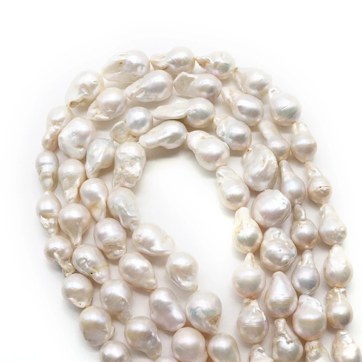 Baroque Natural Nuclear Cultured Pearls Irregular Loose Beaded Jewelry Making DIY Women Men Necklace Bracelet Accessories