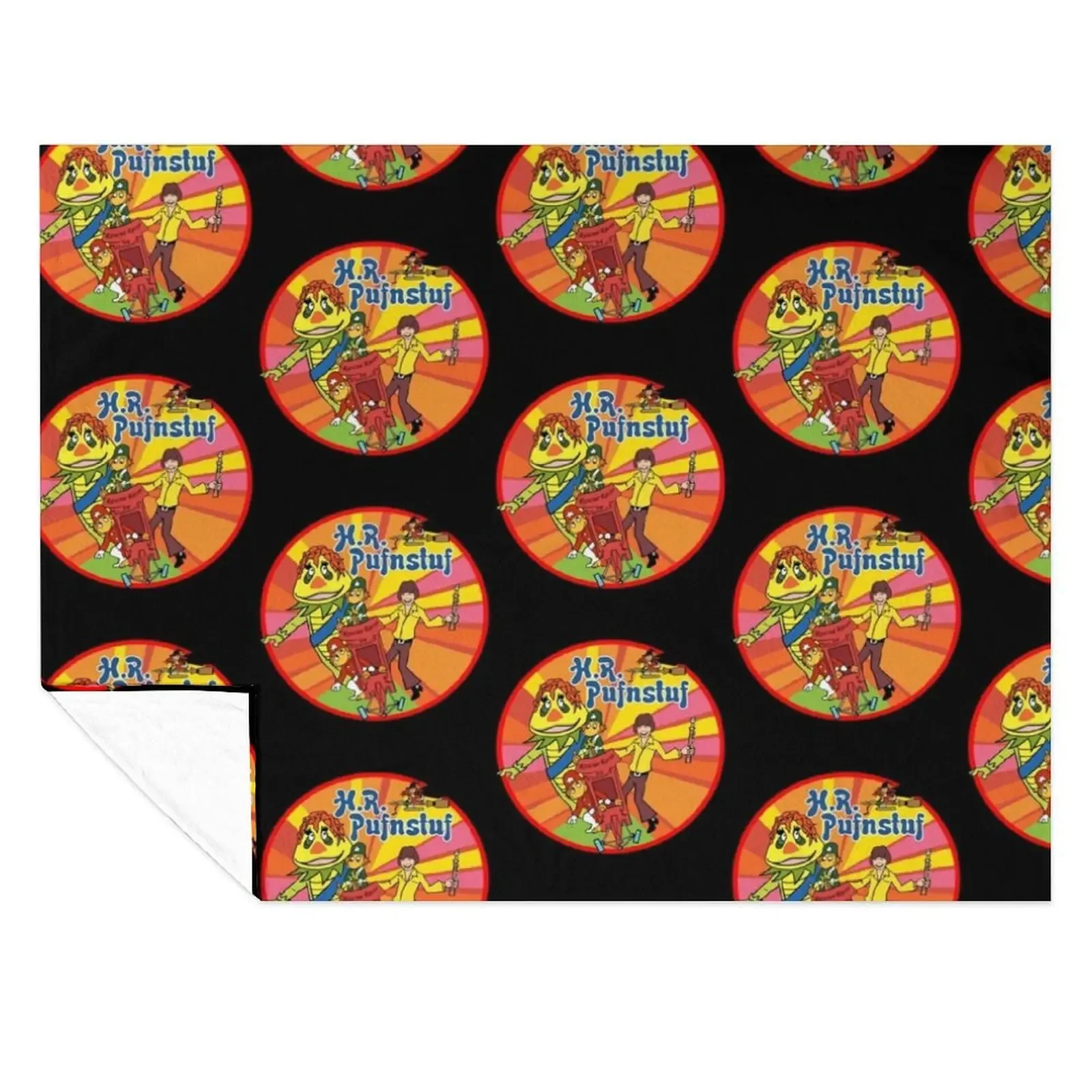 

HR H R Pufnstuf Puff Stuff Puff n stuff Shirt Sticker Hoodie Mask Throw Blanket Bed covers Baby Soft Beds Blankets