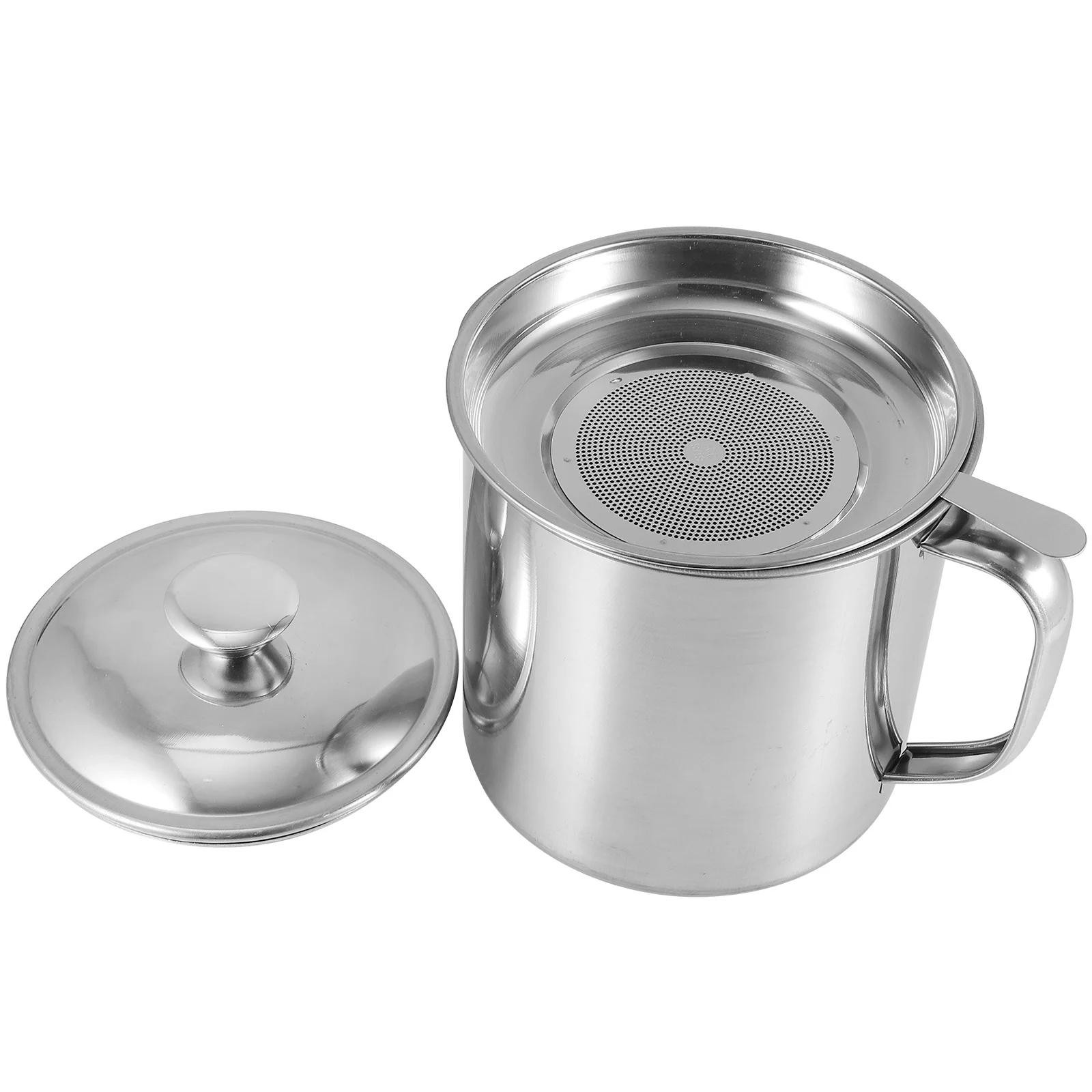 

Filter Pot Stainless Steel Kitchen Oil Storage Container Grease Separating Tool For Cooking Oil Keeper Household Fat