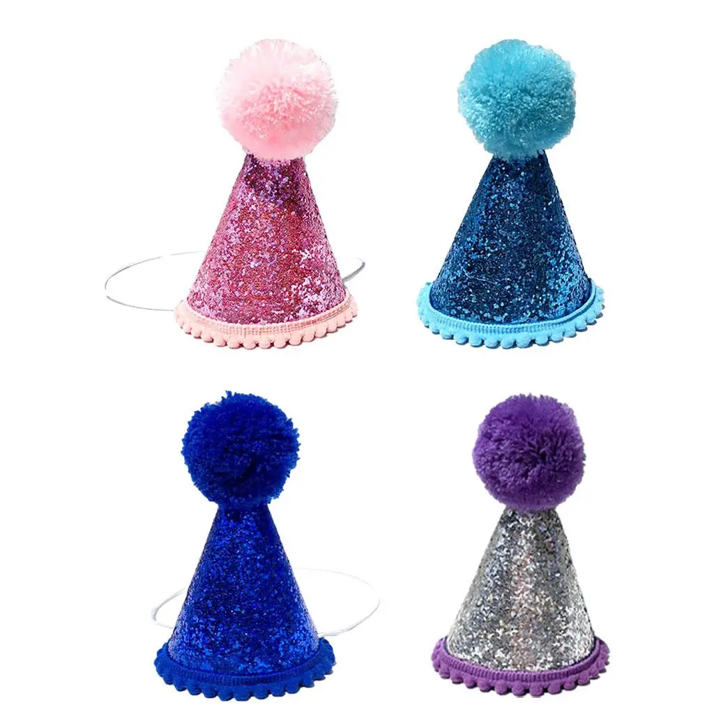 Pets Accessories with Headband Birthday Hat Birthday Party Kitten