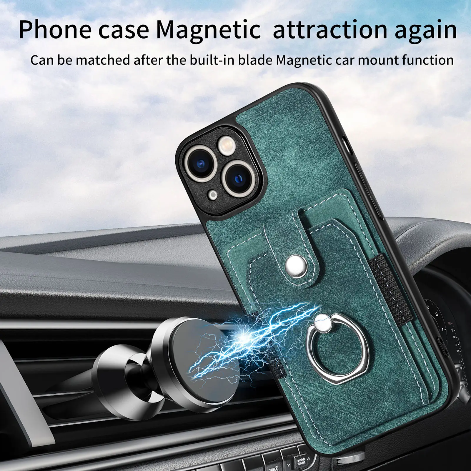 Finger Ring Wallet Card Back Case For Samsung Galaxy A71 A53 A42 A33 A22 A21S A13 A02S M10S M32 Magnetic Car Mount Phone Cover