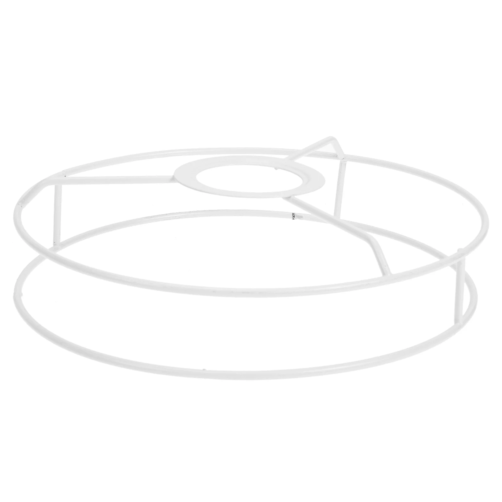 Lampshade Wire Frames Round Light Stand Metal Ring Support Bracket Fitter Rechargeable Bulbs