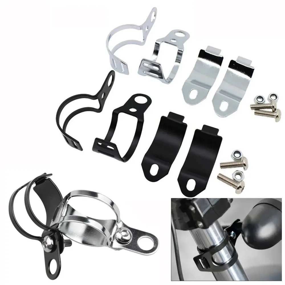 

2pcs 30-43mm Motorcycle Turn Signal Light Mount Bracket Support for Motorcycle Auxiliary Headlights Motor Holder Bracket