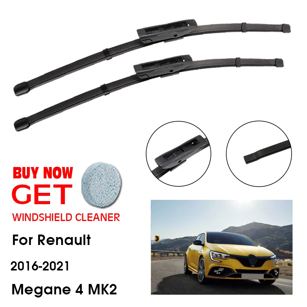 

Car Wiper Blade For Renault Megane 4 MK2 24"+18" 2016-2021 Front Window Washer Windscreen Windshield Wipers Blades Accessories