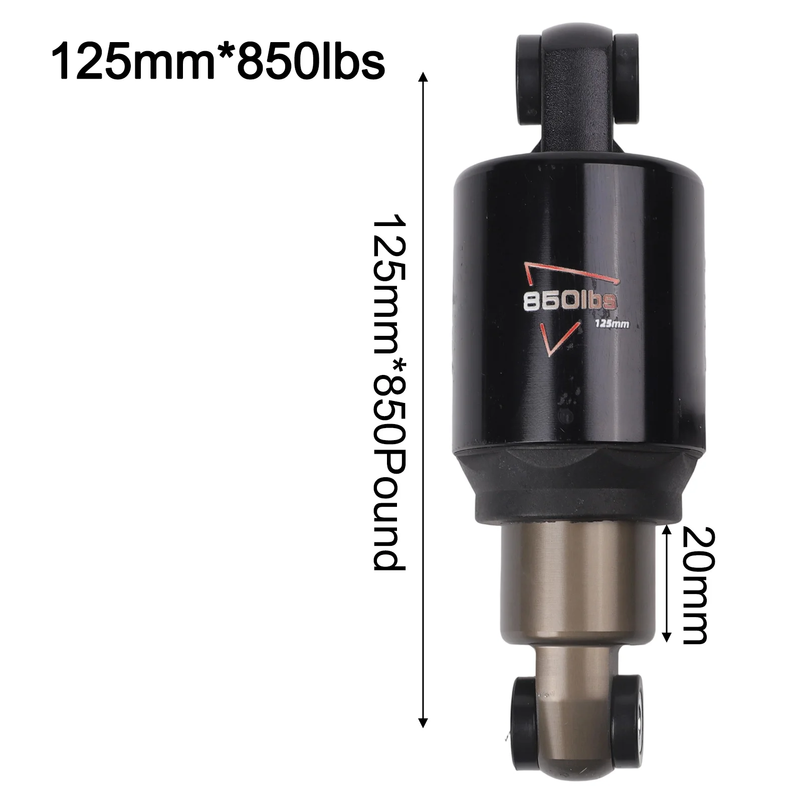 

Mountain Biking Hydraulic Damping System Shock Absorber 850-1000 Pounds Hydraulic Damping Rugged Reinforcement