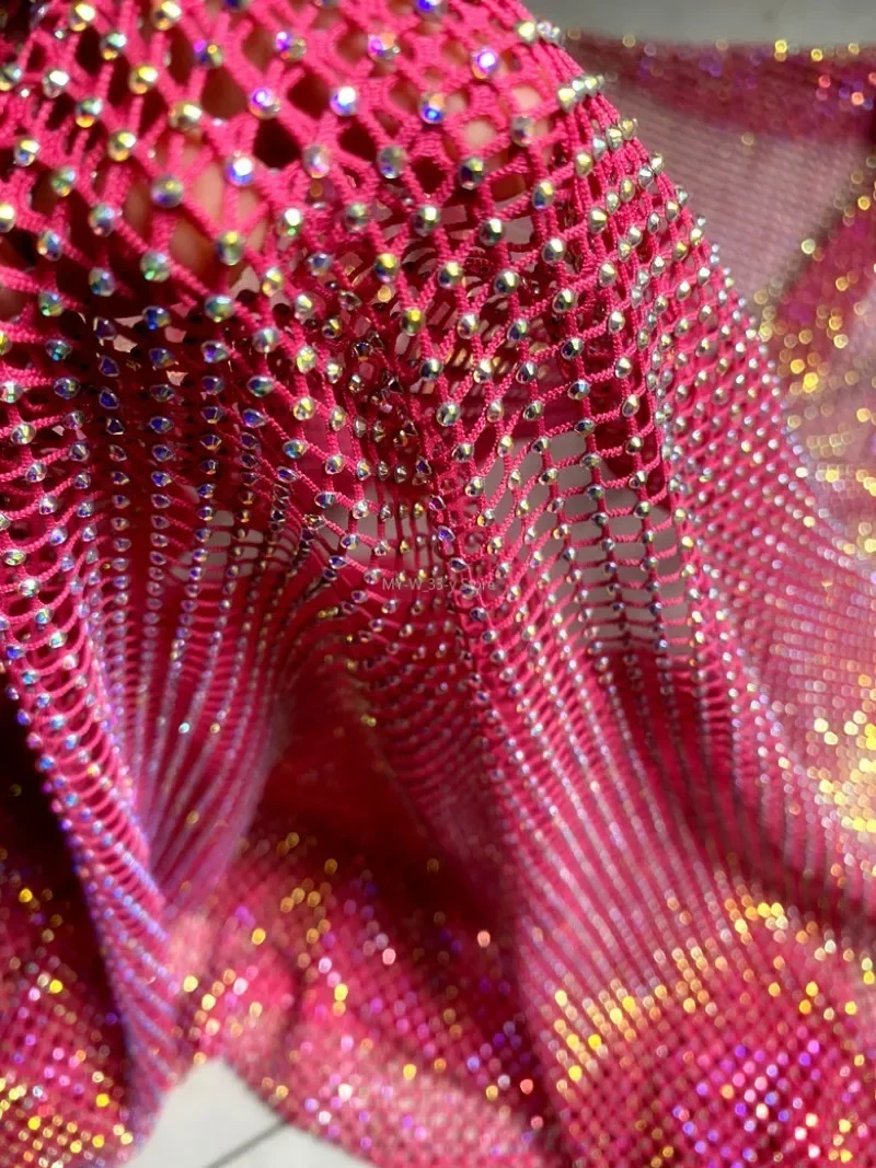 

100cm Shiny Rhinestones Mesh Applique Trim Fabric with Rhinestones Crystal Sewing Strass Crystal Tape Net for Diy Ribbon Dress