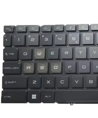 Per-Key RGB Backlit US UK FR GR SP RU IT Keyboard For MSI Pulse 16 17 AI C1V C1VGKG C1VFKG English US German French Black New