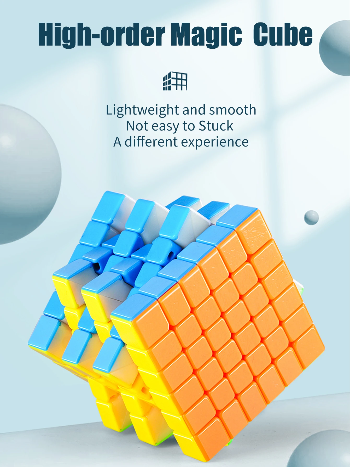 SENGSO 6x6x6 7x7x7 8x8x8 10x10x10 11x11x11 Würfel Geschwindigkeitswürfel Puzzle – professionelles Wettbewerbswürfel-Lernspielzeug mit hoher Ordnung – Detail 1