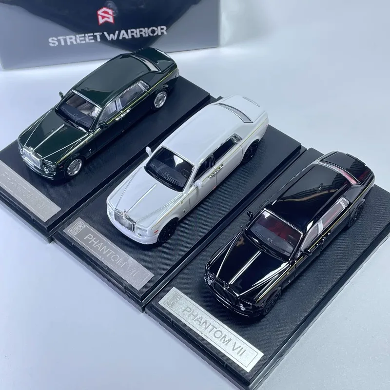 SW 1:64 Rolls-Royce Phantom VII Extended Wheelbase Simulation Diecast Alloy Collectible Car Model Vehicle Display Perfect Gift