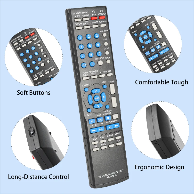 C-R0518 สำหรับเคนวูดรีโมทคอนโท - Home Cinema Kenwood บทวิจารณ์และราคา
