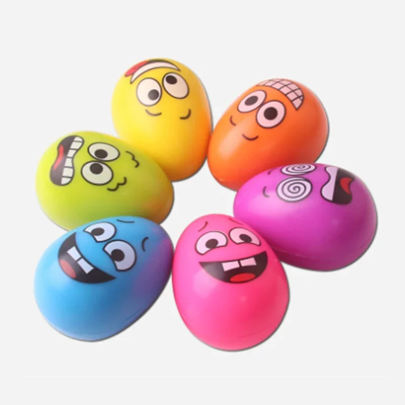 Durable Dog Chew Toy Bite-resistant Cat Dog Training Molar Ball Colorful Egg Elasticity Solid Balls Bouncing Interactive Toys