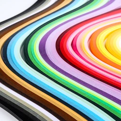 100strips/pack Gradient Color Quilling Paper Strips Set for DIY Scrapbook Origami Handmade Flower Art Craft Decoration Making