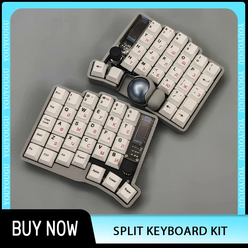 

Keyball 39/44/47/59 Split Keyboard Kit RGB MX/Choc Switch Support VIAL RP2040 Split Keyboard Kit Ergonomic PC Gamer Custom Gift