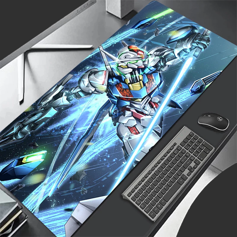 

Mechanical Warrior Gundam Aerial Mousepad Office Computer Desk Mat Keyboard Mouse Pad Cushion Non-slip Deskpad PC Large Mousepad