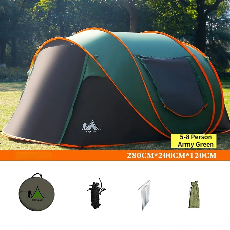 Imagem -05 - Pop up Tent Automática para Camping Outdoor Toldo Família Impermeável Portátil Pérgola Praia Car Self Driving Bbq Tarp Pessoa Pessoa Pessoa