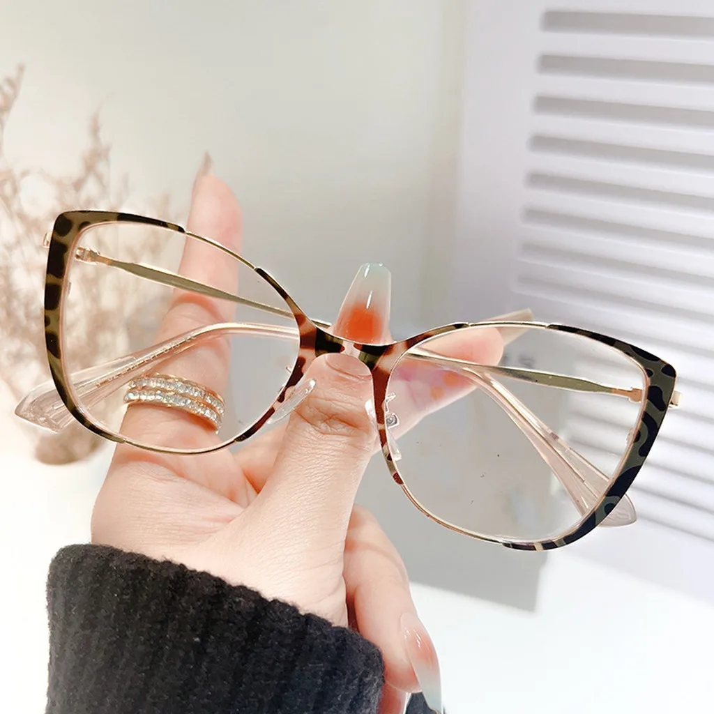 Blue Light Blocking Glasses Comfortable Prescription Compatible Eyewear Womens Eyeglasses Frame Transparent Eye Eyeglasses
