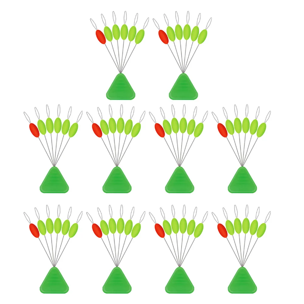 

10pcs Floats Fluorescence Outside Buoy Durable Sea Fishing Tool Lightweight Practical Fishing Gadget For Anglers