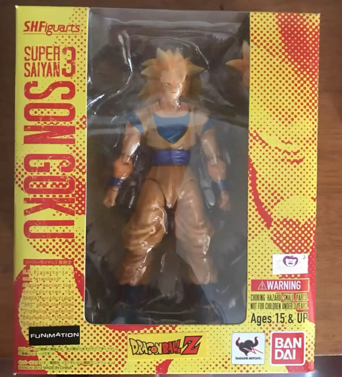 100% Original Bandai Shf Sh Figuarts Dragon Ball Super Saiyan 3 Goku Action Figures Anime Model Toys Figura PVC Gifts COLLECTION