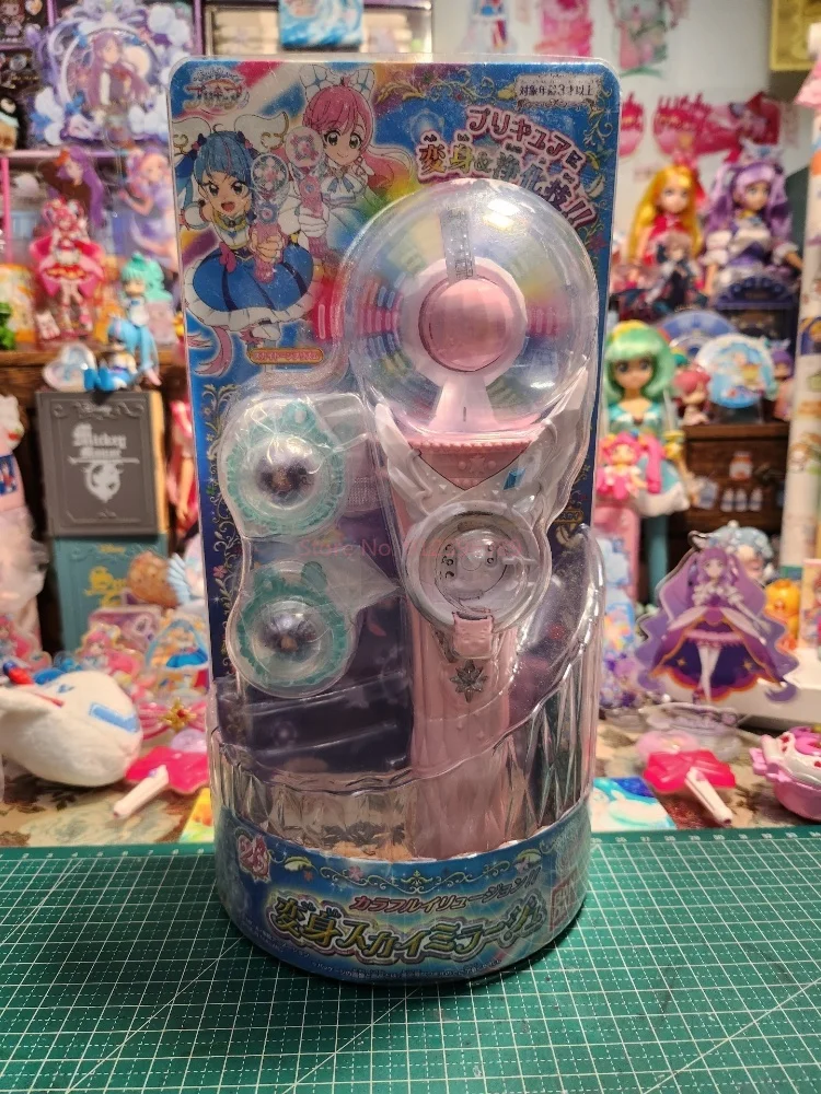 Op voorraad Bandai Pretty Cure Precure Sky Mirage Rod Transformation Magic Stick Action Figure Collection Decoraties Model Geschenken