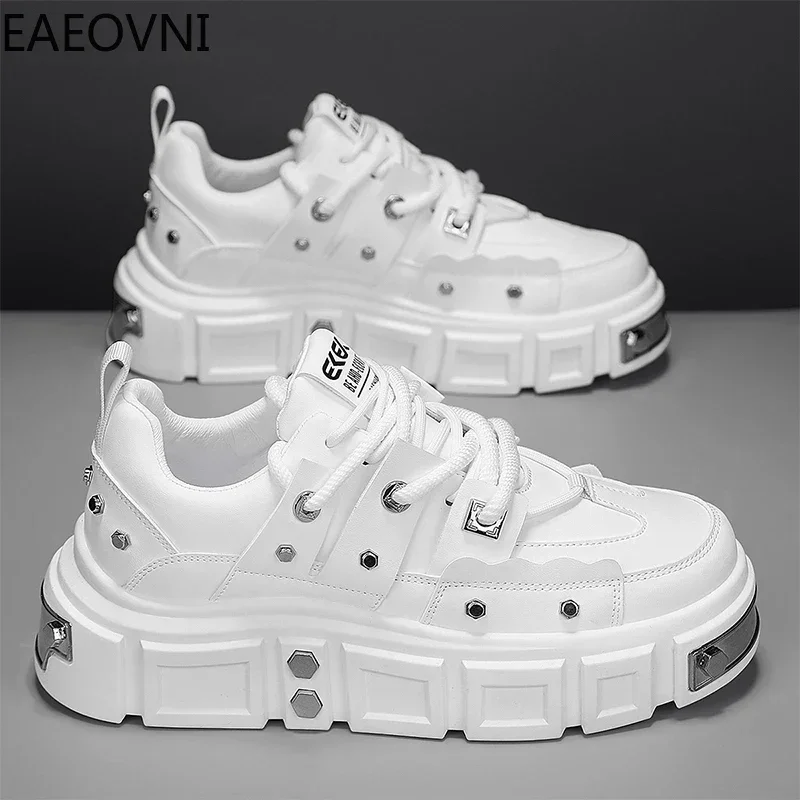 Sneakers for Men Men's Casual Shoes Low Tops Anti-slip Sports Shoe Beautiful Fashionable EAEOVNI Explosive Style Man Sneaker New