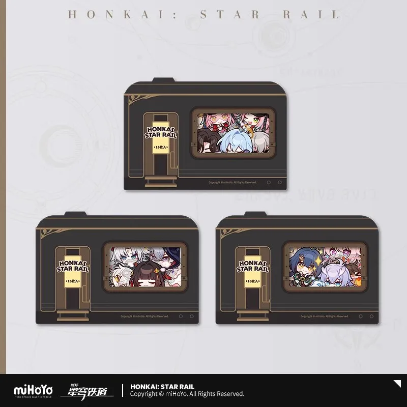 

miHoYo Honkai: StarRail Официальное аниме и игровая периферия Pam Exhibition Hall Series Q Набор наклеек DIY Праздничный подарок