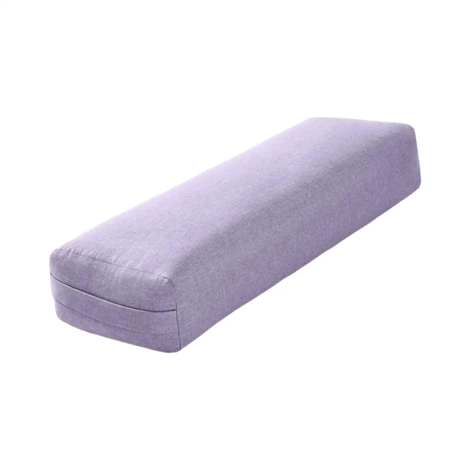 Yoga Bolster Removable Cover Pillow Yoga Accessories Cushion with Carry Handle for Beginners