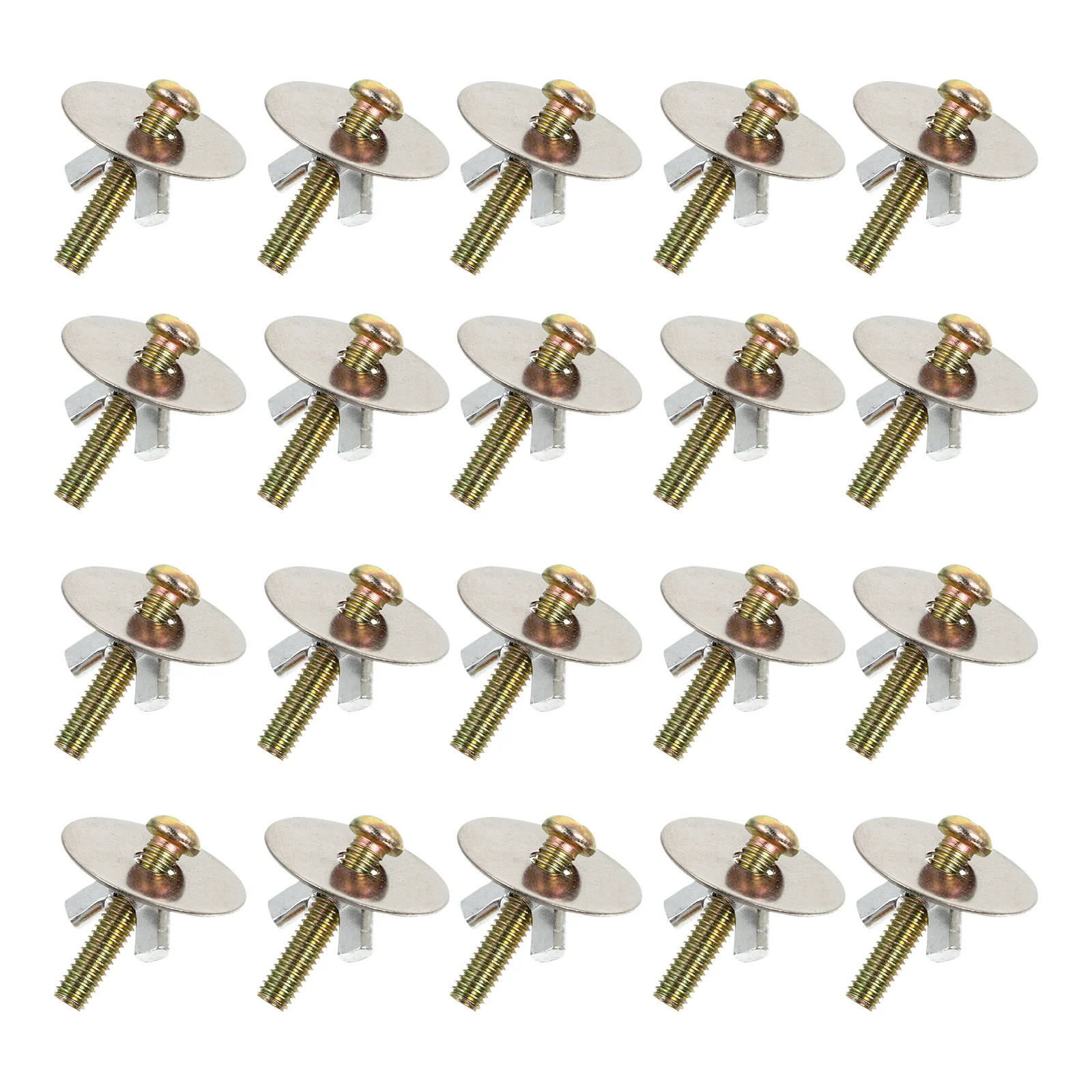 

30 комплектов, аксессуары для птичьего гнезда, фитинги для коробки для разведения, плоские шайбы, винты, крепежные принадлежности для гнезда, металлический комплект