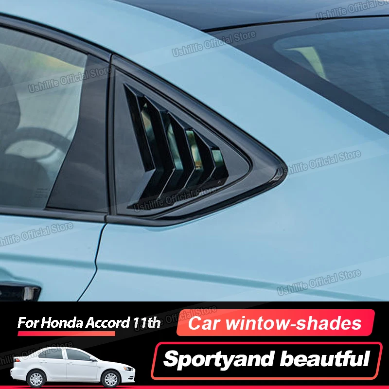 

Car Rear Window Louver Panel Cover Side Window Vent Shutter Blinds Protective Case For Honda Accord 11th INSPIRE 2023 2024