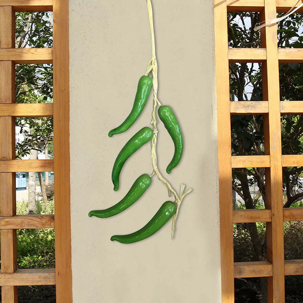 Party Home Pepper Fruit Chili Chili skewers Decoration Simulation Food Artificial Vegetables Wall Decor Fake Vegetables